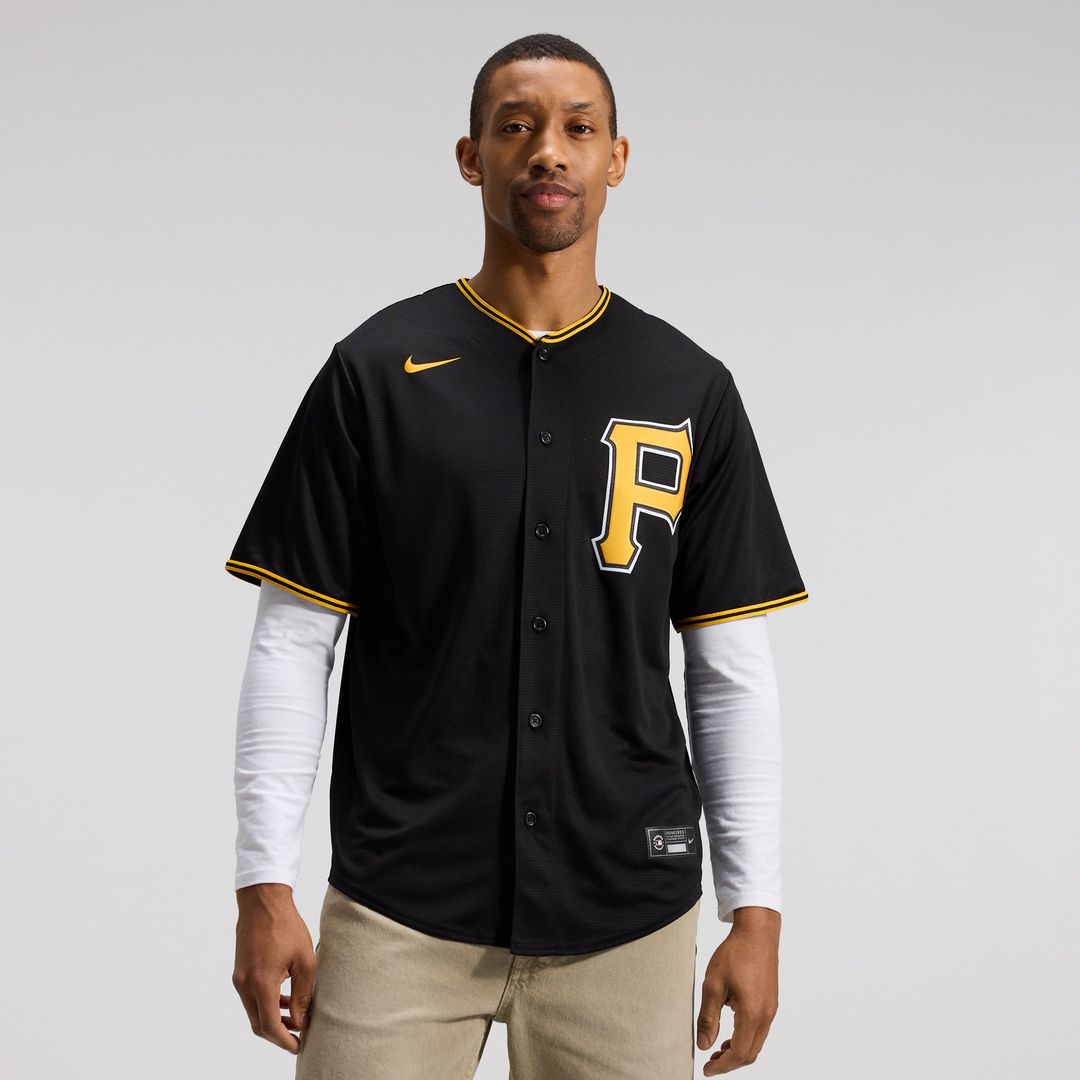 Pittsburgh Pirates Black Alternate Replica Team Baseball Jersey | MLB Baseball Jersey
