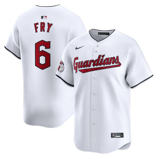 Cleveland Guardians David Fry White Home Limited Baseball Jersey
