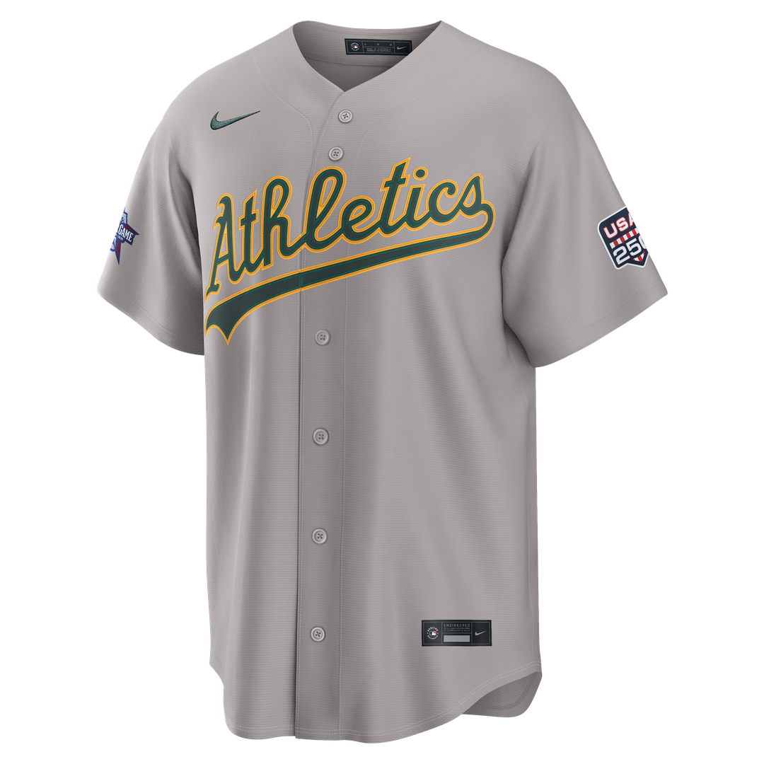 2026 All-Star Game Men's Athletics Shea Langeliers Gray Replica Baseball Jersey | MLB Baseball Jersey
