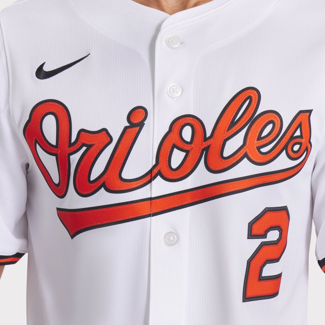 Baltimore Orioles Gunnar Henderson White Home Limited Baseball Jersey | MLB Baseball Jersey
