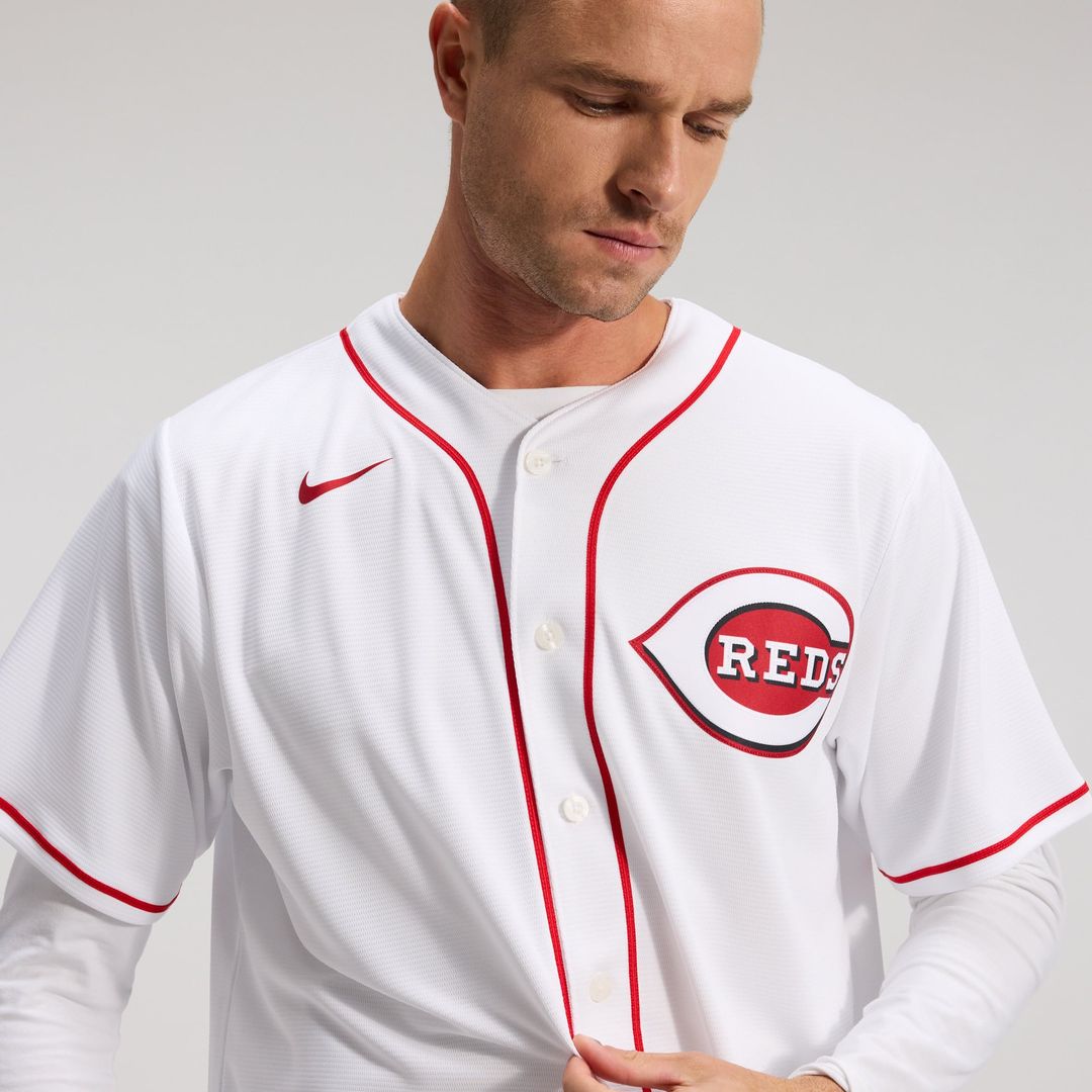 Cincinnati Reds White Home Replica Team Baseball Jersey | MLB Baseball Jersey