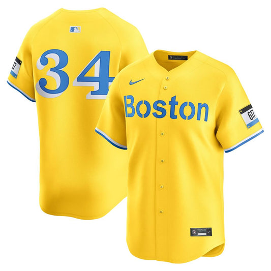 Boston Red Sox David Ortiz Yellow Alternate 3 Limited Baseball Jersey