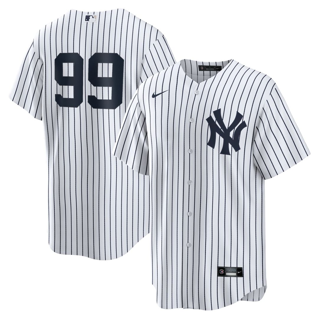 New York Yankees Aaron Judge White Home Replica Baseball Jersey