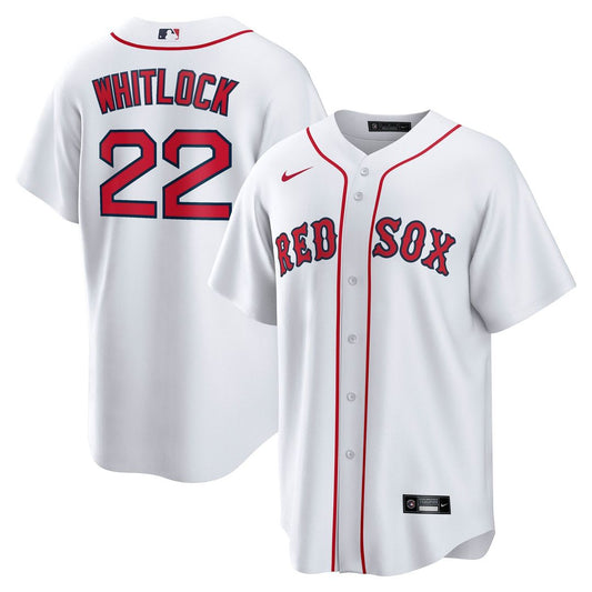 Boston Red Sox Garrett Whitlock White Home Replica Baseball Jersey
