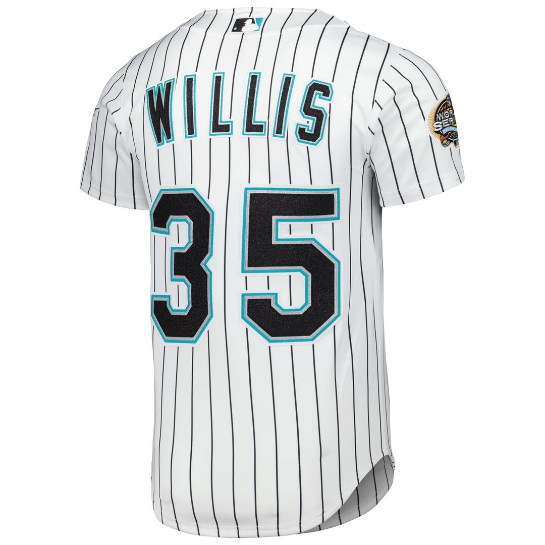 Florida Marlins Dontrelle Willis White Cooperstown Collection Authentic Baseball Jersey | MLB Baseball Jersey