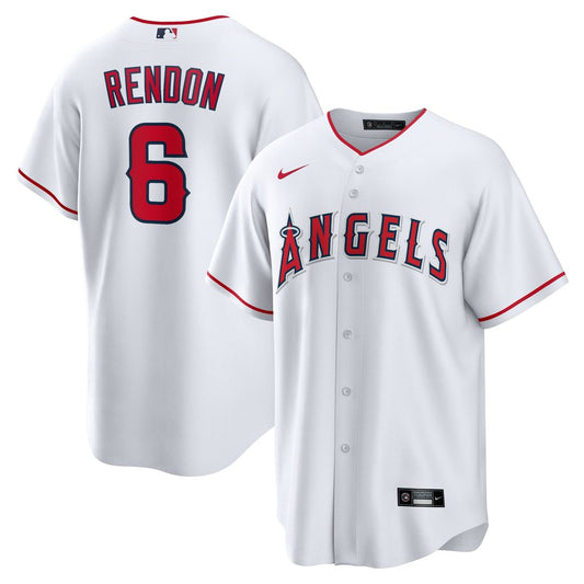 Los Angeles Angels Anthony Rendon White Home Replica Player Name Baseball Jersey