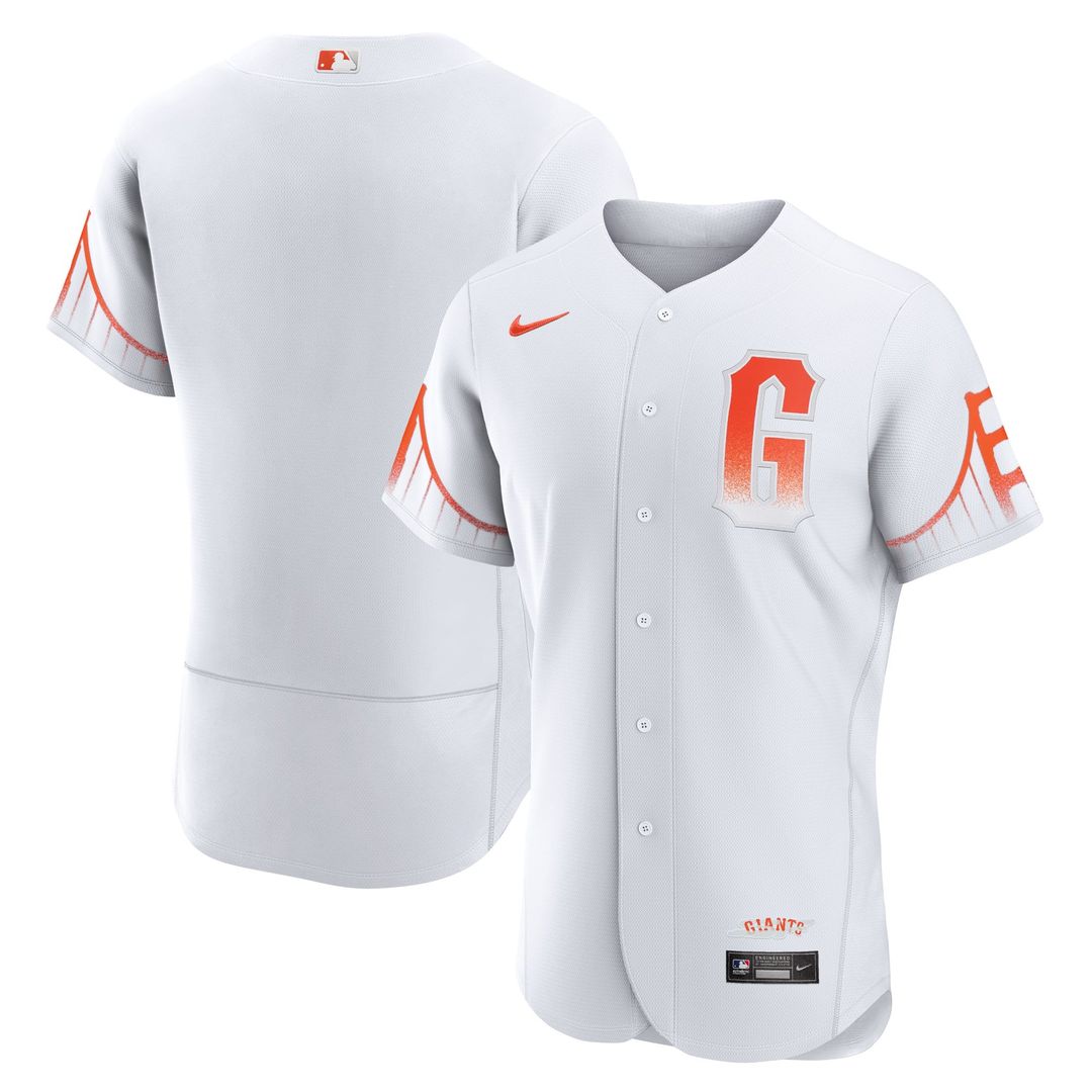 San Francisco Giants White City Connect Authentic Baseball Jersey