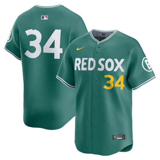 Boston Red Sox David Ortiz Green 2025 City Connect Limited Retired Baseball Jersey