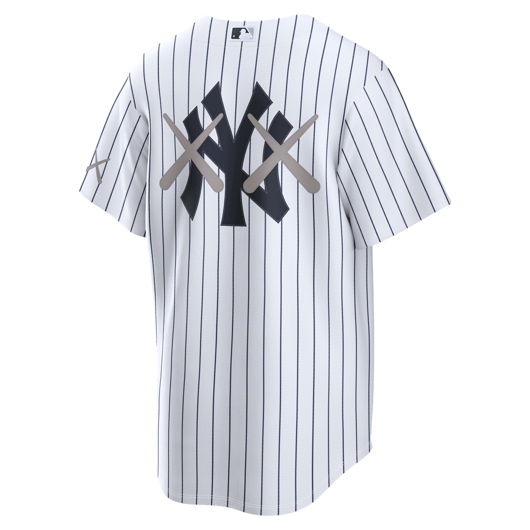 New York Yankees x KAWS White Stadium Baseball Jersey | MLB Baseball Jersey