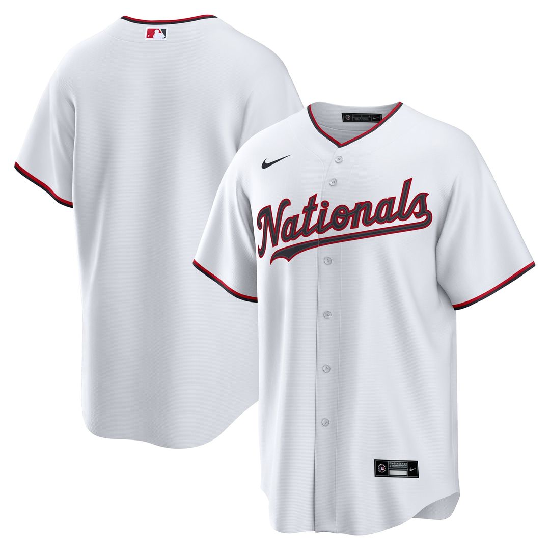 Washington Nationals White Home Replica Baseball Jersey