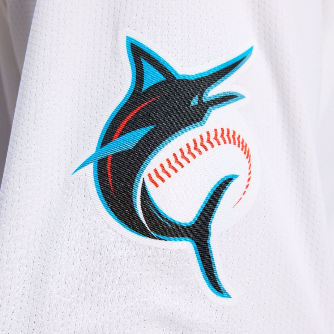 Miami Marlins White Home Limited Baseball Jersey | MLB Baseball Jersey