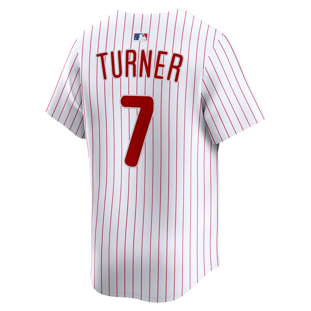 Philadelphia Phillies Trea Turner White Home Limited Baseball Jersey | MLB Baseball Jersey