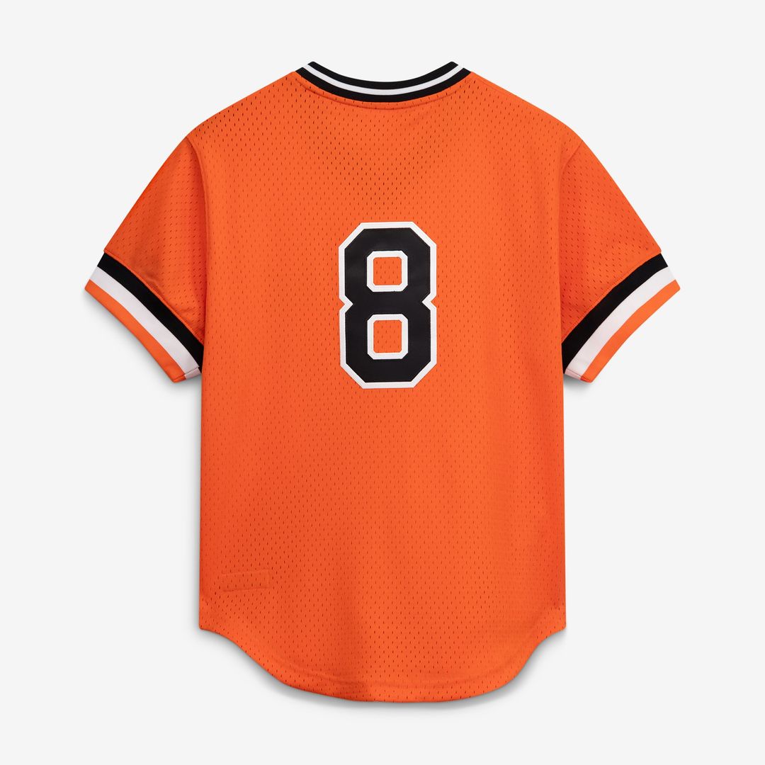 Baltimore Orioles Cal Ripken Jr. Orange Authentic Batting Practice Baseball Jersey | MLB Baseball Jersey