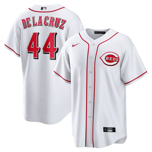 Cincinnati Reds Elly De La Cruz White Home Replica Baseball Jersey