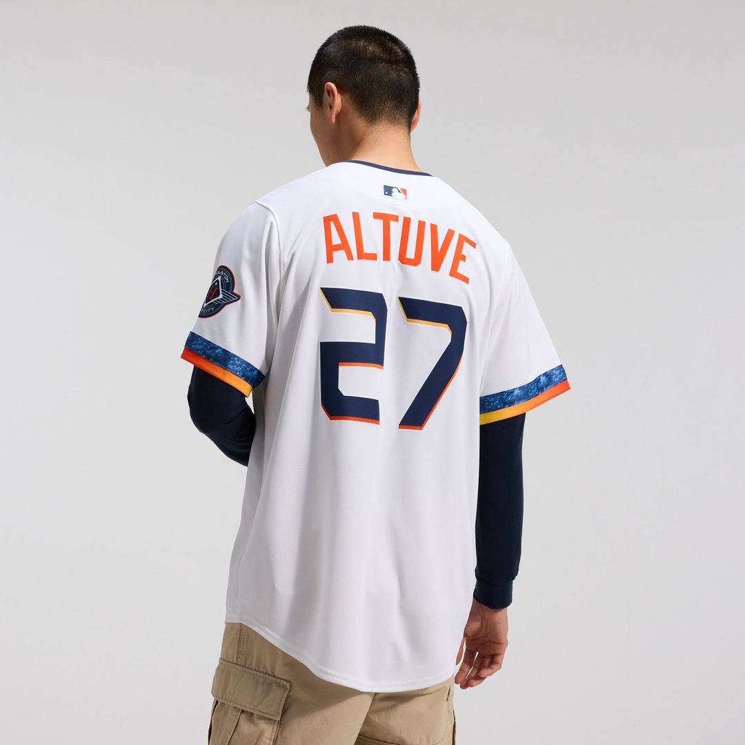 Houston Astros Jose Altuve White 2025 City Connect Limited Baseball Jersey | MLB Baseball Jersey