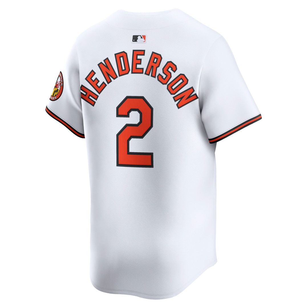 Baltimore Orioles Gunnar Henderson Black Alternate Limited Baseball Jersey | MLB Baseball Jersey
