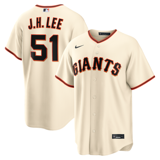 San Francisco Giants Jung Hoo Lee Cream Home Replica Baseball Jersey