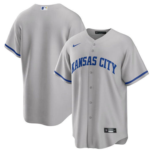 Kansas City Royals Gray Road Replica Team Baseball Jersey