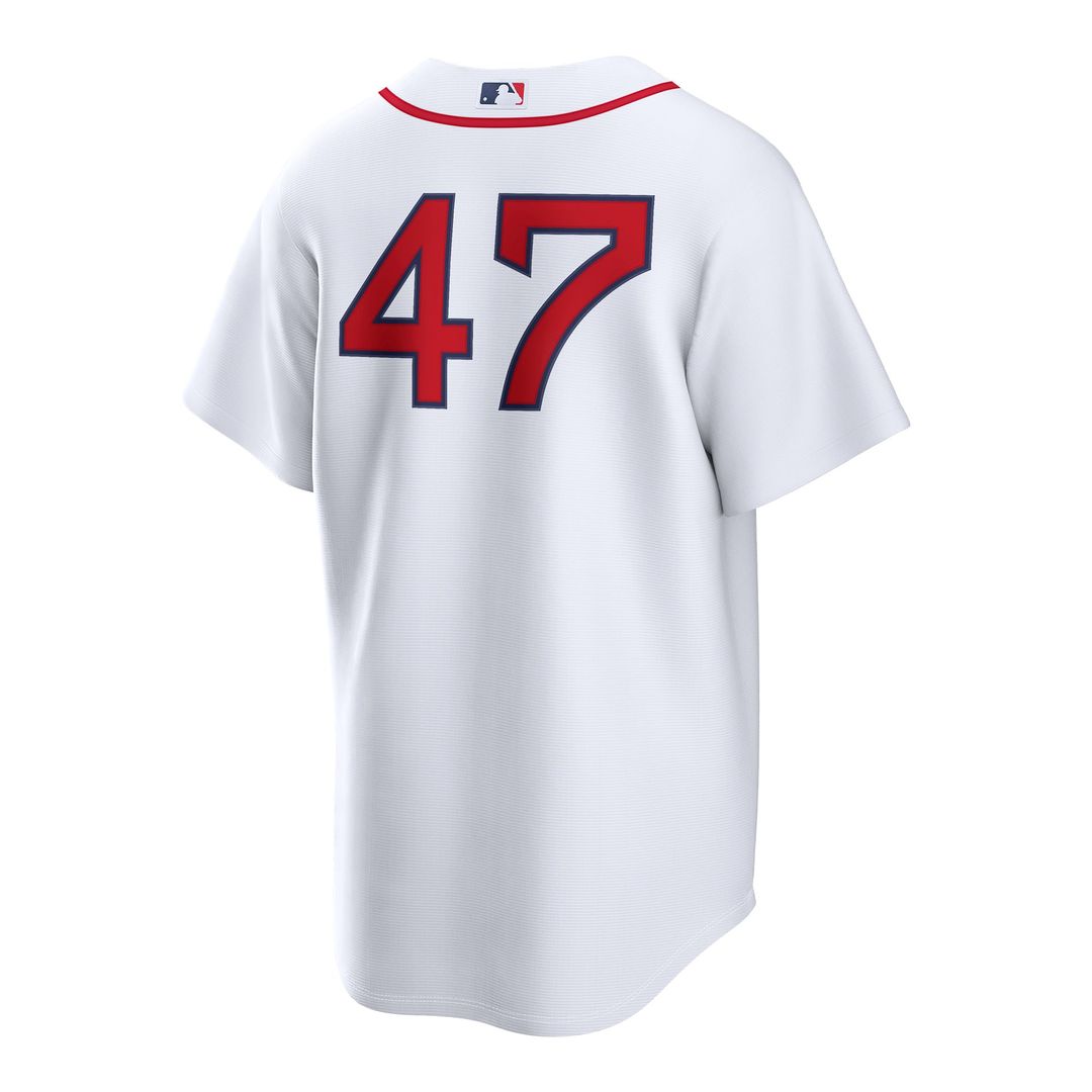 Boston Red Sox Jovani Moran White Home Replica Baseball Jersey | MLB Baseball Jersey