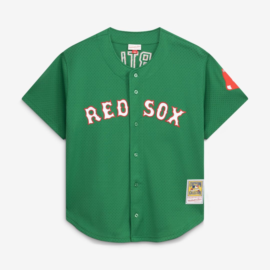 Boston Red Sox David Ortiz Red Cooperstown Collection Mesh Batting Practice Button-Up Baseball Jersey | MLB Baseball Jersey