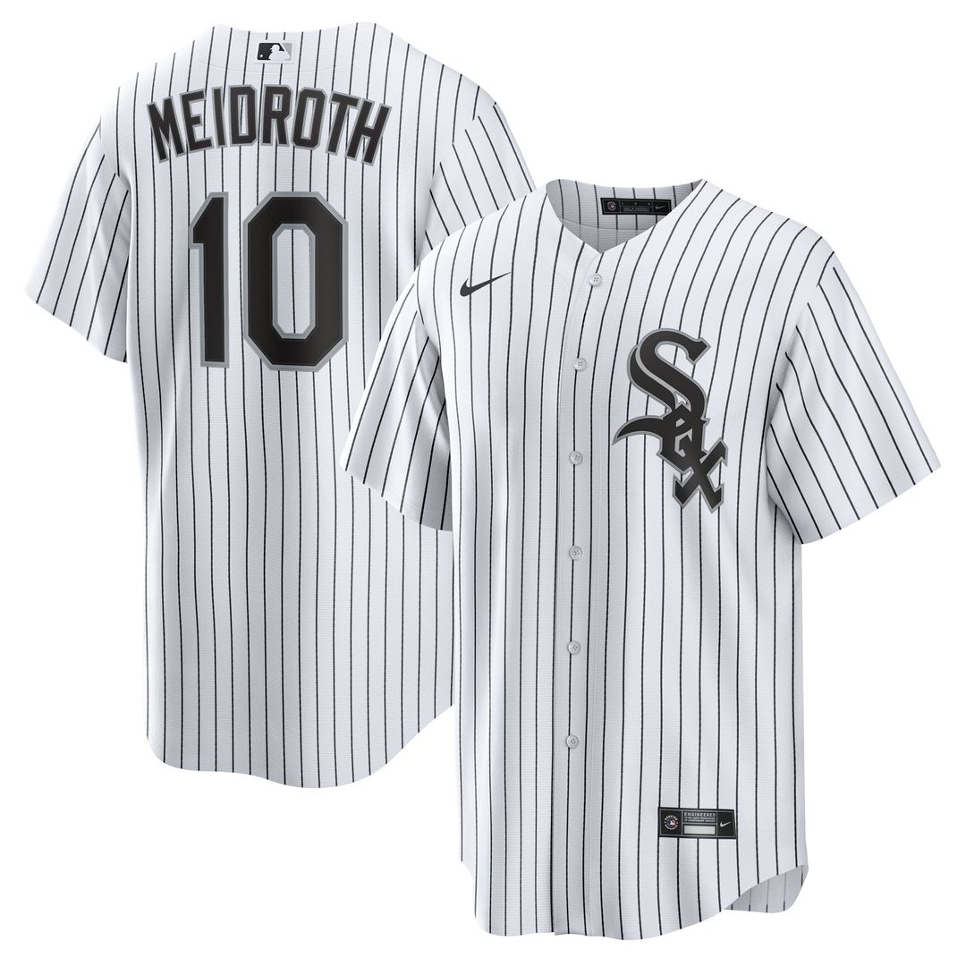 Chicago White Sox Chase Meidroth White Home Replica Baseball Jersey
