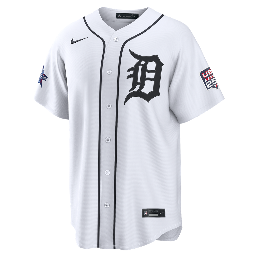 2026 All-Star Edition Stars & Stripes Men's Detroit Tigers Riley Greene White Stadium Baseball Jersey | MLB Baseball Jersey