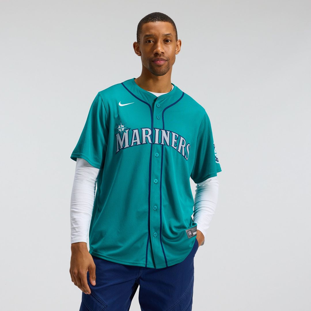 Seattle Mariners Cal Raleigh Teal Alternate Limited Baseball Jersey | MLB Baseball Jersey