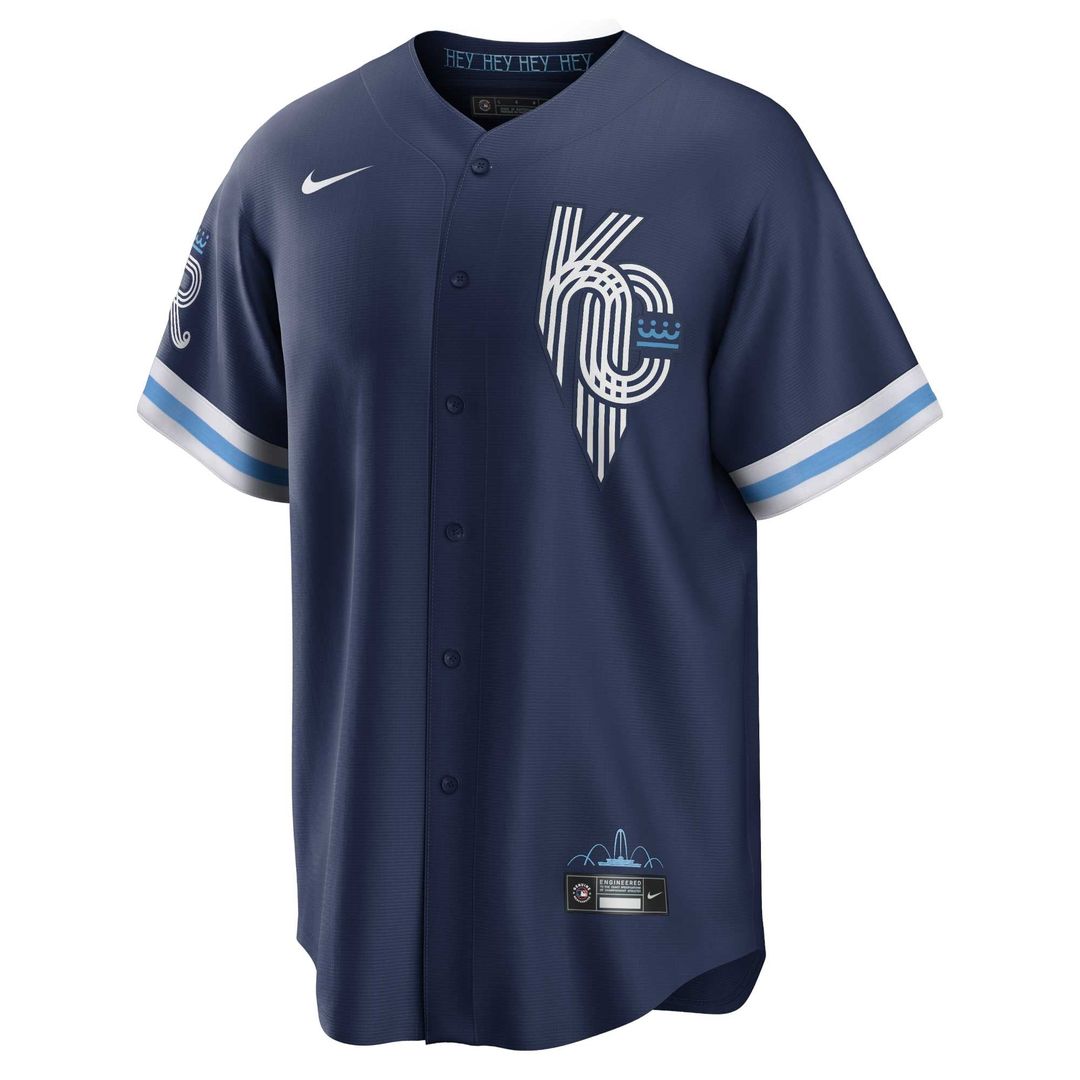 Kansas City Royals Bo Jackson Navy City Connect Replica Baseball Jersey | MLB Baseball Jersey