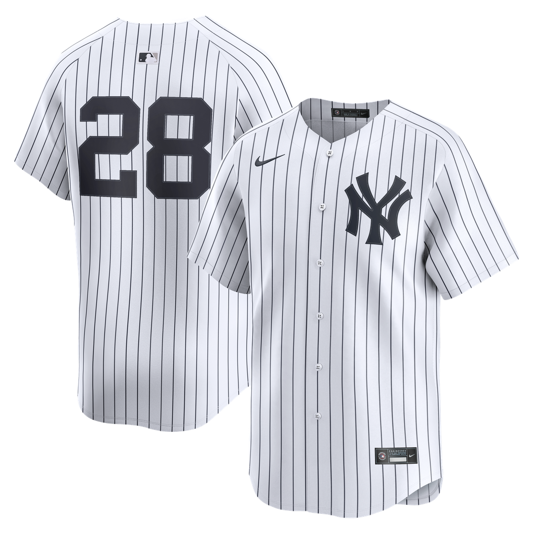 New York Yankees Austin Wells White Home Limited Baseball Jersey
