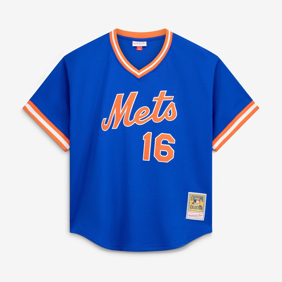 New York Mets Dwight Gooden Royal Authentic Batting Practice Baseball Jersey | MLB Baseball Jersey