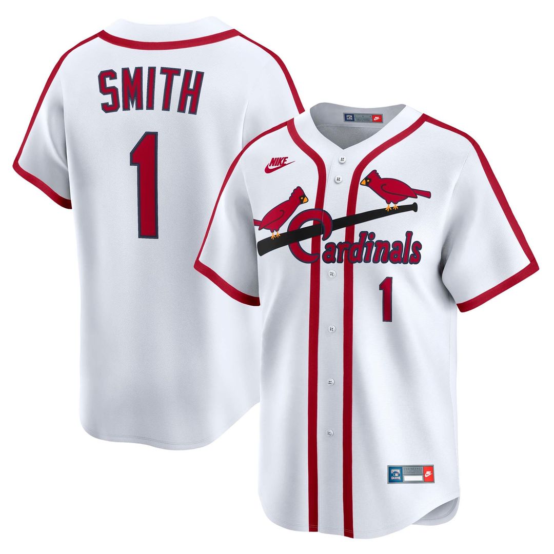 St. Louis Cardinals Ozzie Smith Blue Throwback Cooperstown Collection Limited Baseball Jersey | MLB Baseball Jersey
