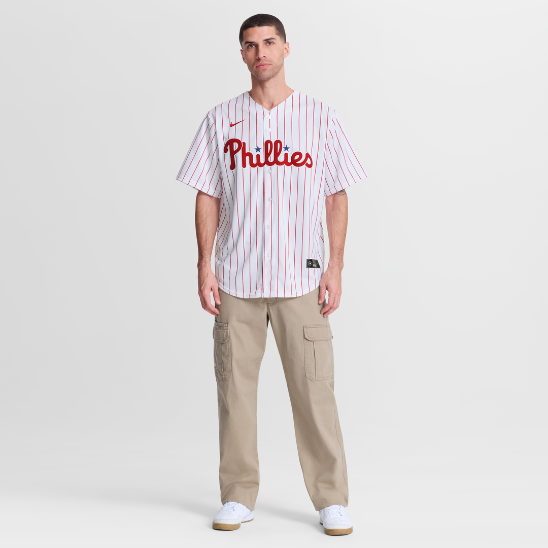 Philadelphia Phillies Kyle Schwarber White Home Replica Baseball Jersey | MLB Baseball Jersey