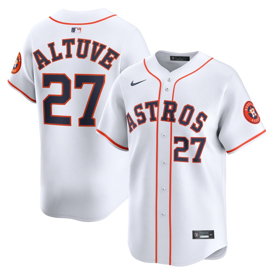 Houston Astros Jose Altuve Gray Road Limited Baseball Jersey | MLB Baseball Jersey