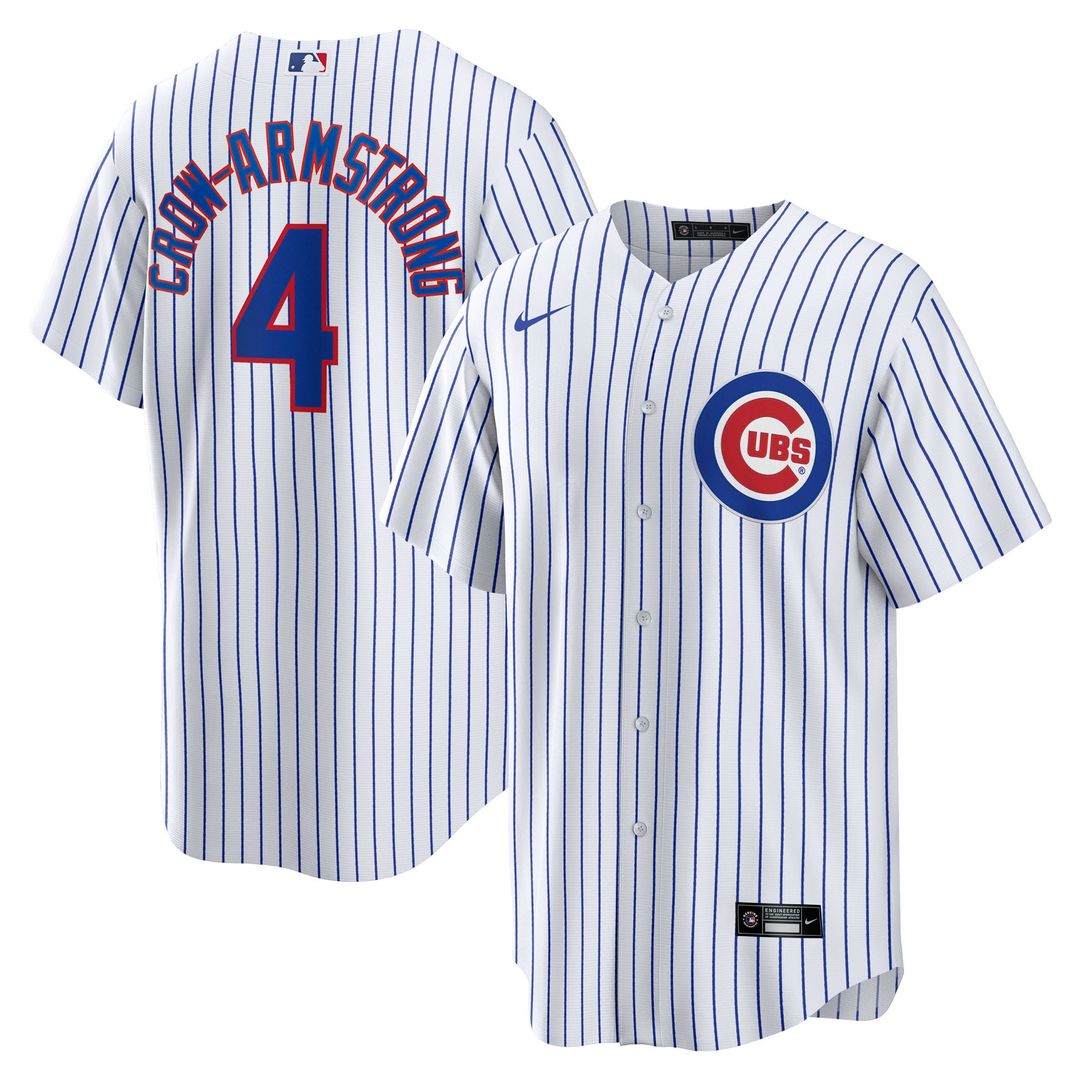 Chicago Cubs Pete Crow-Armstrong White Home Replica Baseball Jersey