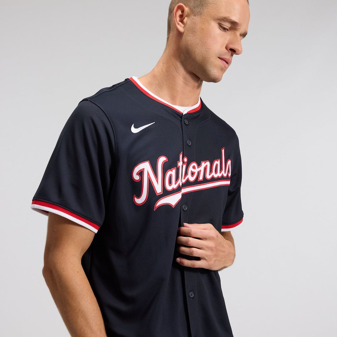 Washington Nationals James Wood Navy Alternate Limited Baseball Jersey | MLB Baseball Jersey