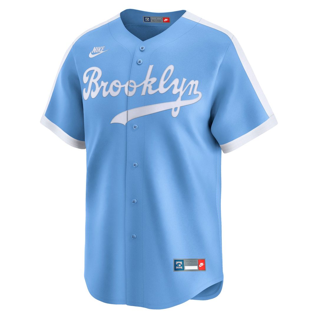 Brooklyn Dodgers Light Blue Cooperstown Collection Limited Baseball Jersey | MLB Baseball Jersey