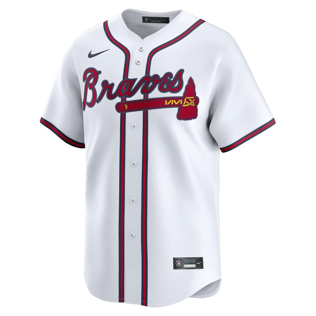 Atlanta Braves Sean Murphy White Home Limited Baseball Jersey | MLB Baseball Jersey