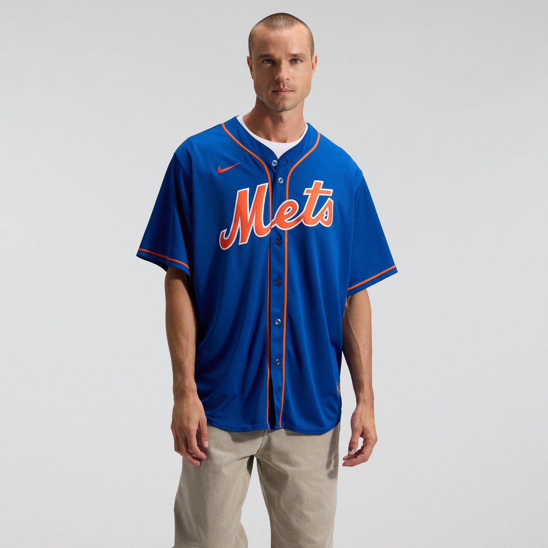 New York Mets Francisco Lindor Royal Alternate Replica Baseball Jersey | MLB Baseball Jersey