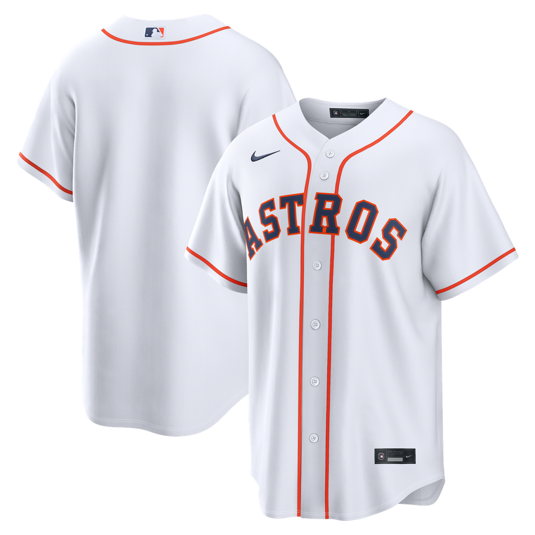 Houston Astros White Home Replica Baseball Jersey
