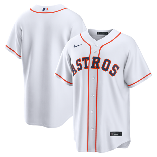 Houston Astros White Home Replica Baseball Jersey