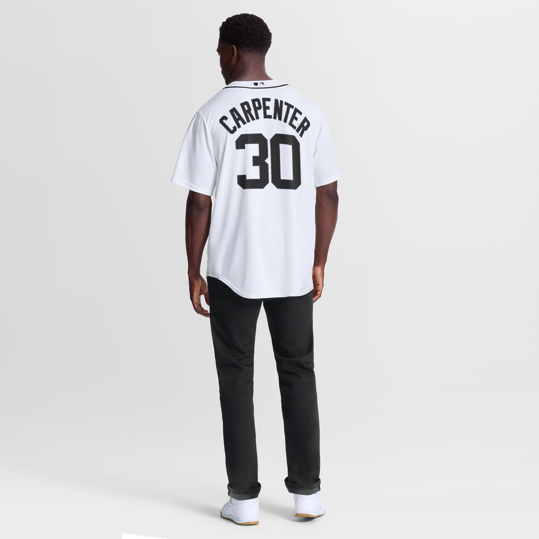 Detroit Tigers Kerry Carpenter White Home Replica Baseball Jersey | MLB Baseball Jersey