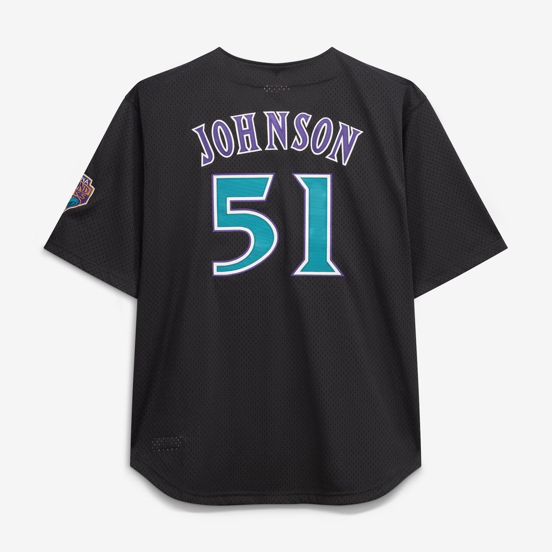 Arizona Diamondbacks Randy Johnson Black Big & Tall Cooperstown Mesh Batting Practice Baseball Jersey | MLB Baseball Jersey