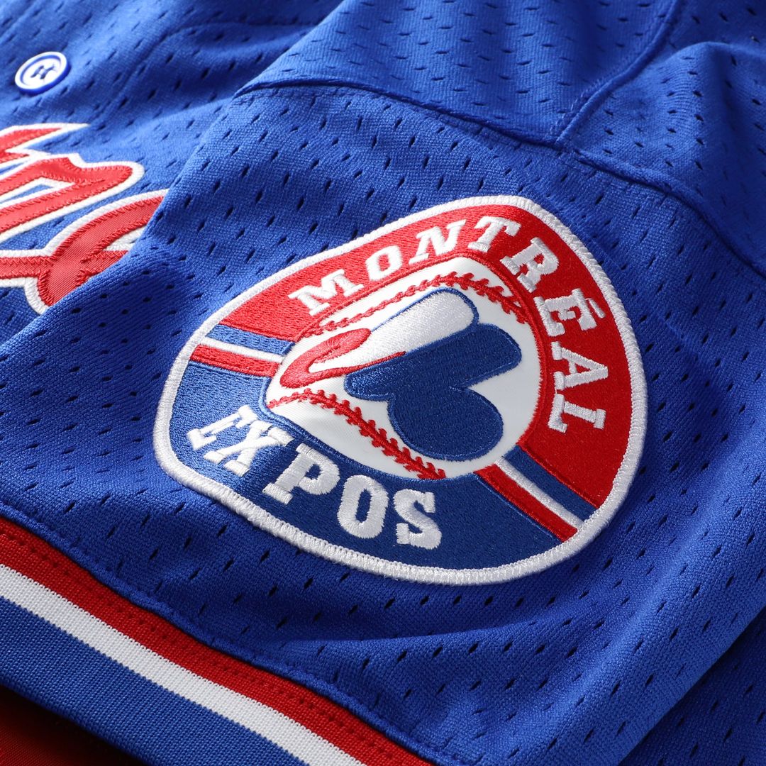 Montreal Expos Pedro Martinez Blue Cooperstown Collection Mesh Batting Practice Button-Up Baseball Jersey | MLB Baseball Jersey