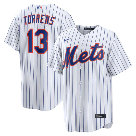 New York Mets Luis Torrens White Home Replica Baseball Jersey