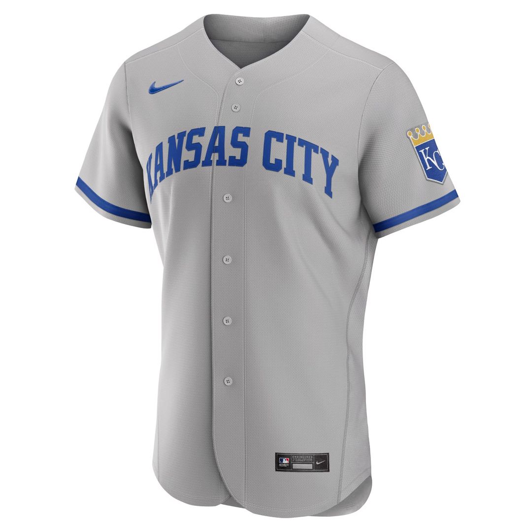 Kansas City Royals Gray 2022 Road Authentic Baseball Jersey | MLB Baseball Jersey