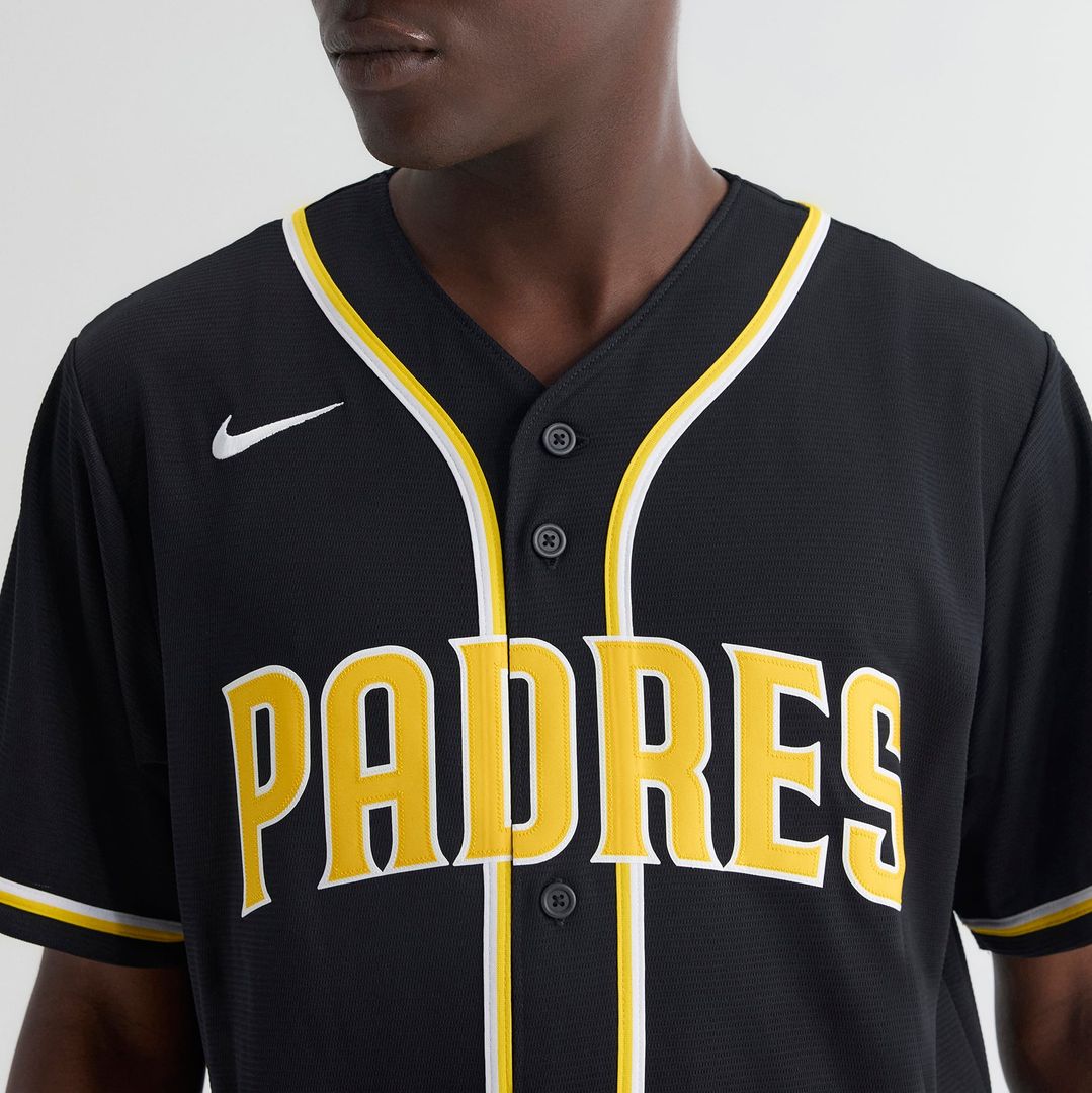 San Diego Padres Fernando Tatis Jr. Fashion Replica Black Out Baseball Jersey | MLB Baseball Jersey