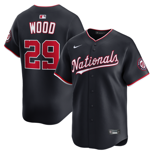 Washington Nationals James Wood Navy Alternate Limited Baseball Jersey