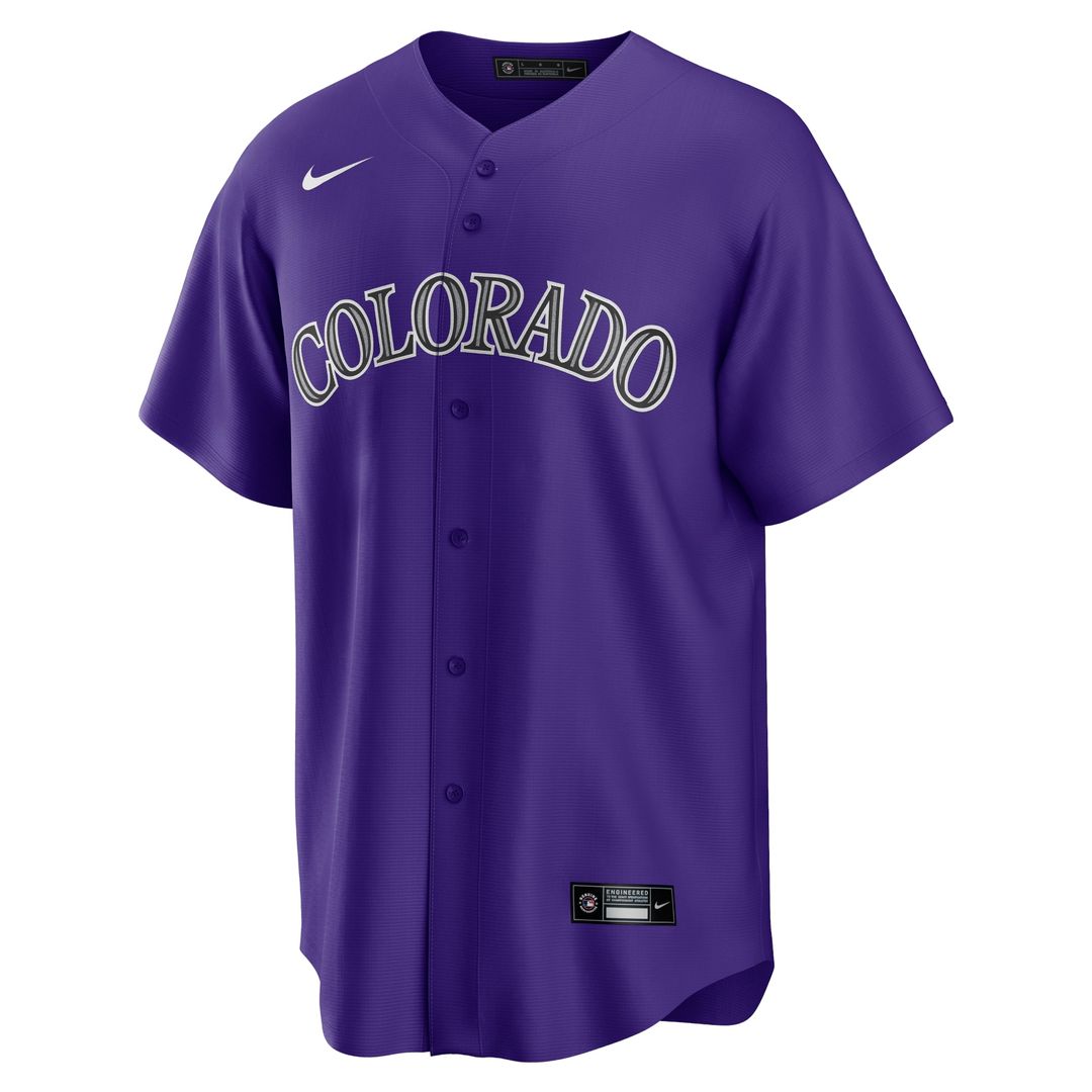 Colorado Rockies Charlie Blackmon White Home Replica Player Name Baseball Jersey | MLB Baseball Jersey
