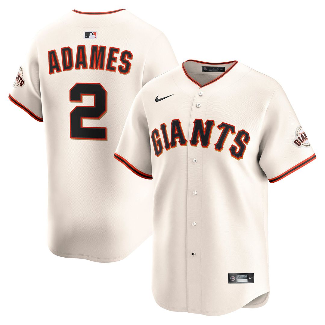 San Francisco Giants Willy Adames Cream Home Limited Baseball Jersey