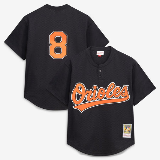 Baltimore Orioles Cal Ripken Jr. Black Authentic Batting Practice Baseball Jersey